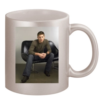 Jensen Ackles 11oz Metallic Silver Mug