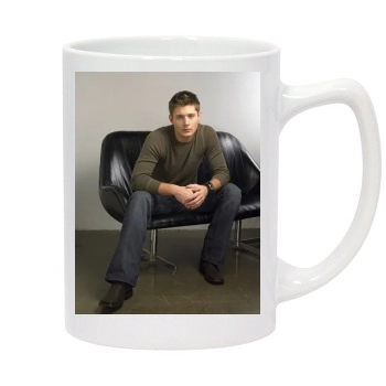 Jensen Ackles 14oz White Statesman Mug