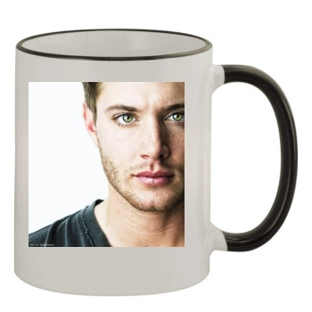 Jensen Ackles 11oz Colored Rim & Handle Mug