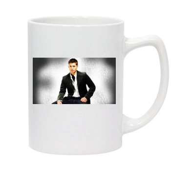 Jensen Ackles 14oz White Statesman Mug