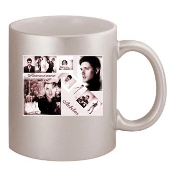 Jensen Ackles 11oz Metallic Silver Mug