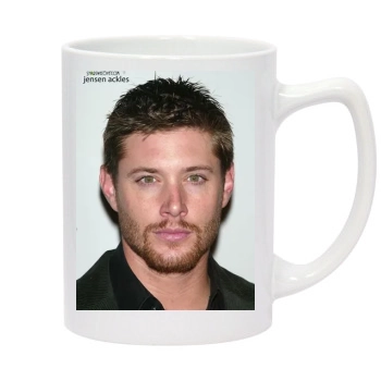 Jensen Ackles 14oz White Statesman Mug