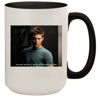 Jensen Ackles 15oz Colored Inner & Handle Mug