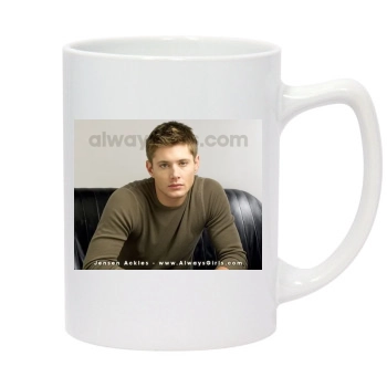 Jensen Ackles 14oz White Statesman Mug