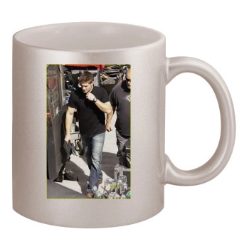 Jensen Ackles 11oz Metallic Silver Mug