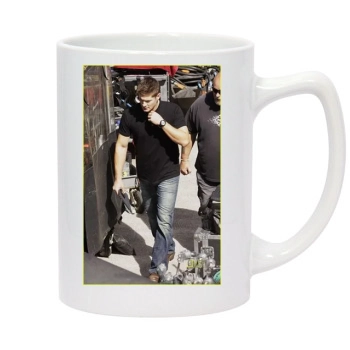 Jensen Ackles 14oz White Statesman Mug