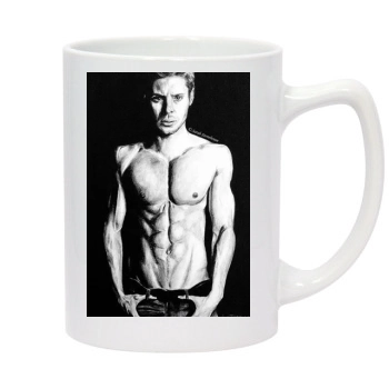 Jensen Ackles 14oz White Statesman Mug