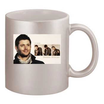 Jensen Ackles 11oz Metallic Silver Mug