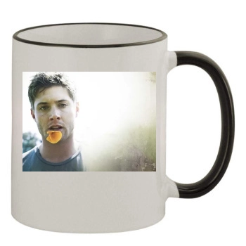 Jensen Ackles 11oz Colored Rim & Handle Mug