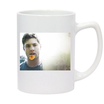 Jensen Ackles 14oz White Statesman Mug