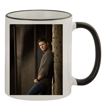 Jensen Ackles 11oz Colored Rim & Handle Mug