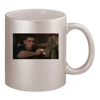 Jensen Ackles 11oz Metallic Silver Mug