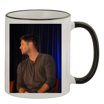 Jensen Ackles 11oz Colored Rim & Handle Mug