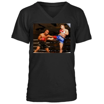 Kickboxing Men's V-Neck T-Shirt