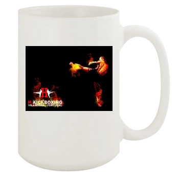 Kickboxing 15oz White Mug