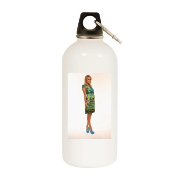 Paris Hilton White Water Bottle With Carabiner