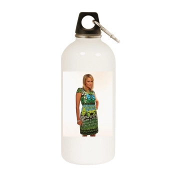 Paris Hilton White Water Bottle With Carabiner