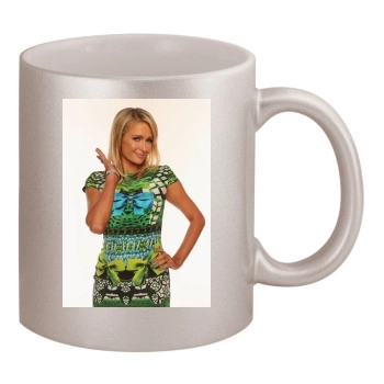 Paris Hilton 11oz Metallic Silver Mug