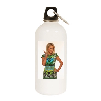 Paris Hilton White Water Bottle With Carabiner