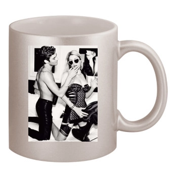 Paris Hilton 11oz Metallic Silver Mug