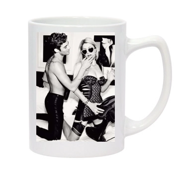 Paris Hilton 14oz White Statesman Mug