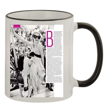 Paris Hilton 11oz Colored Rim & Handle Mug