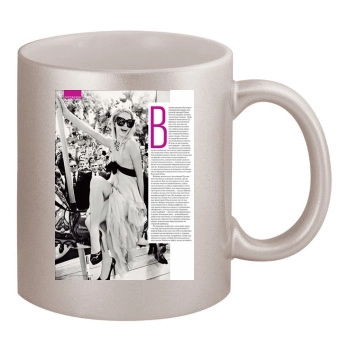 Paris Hilton 11oz Metallic Silver Mug