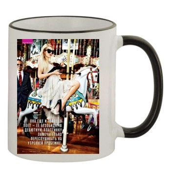 Paris Hilton 11oz Colored Rim & Handle Mug