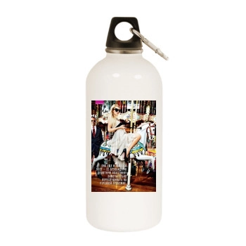 Paris Hilton White Water Bottle With Carabiner