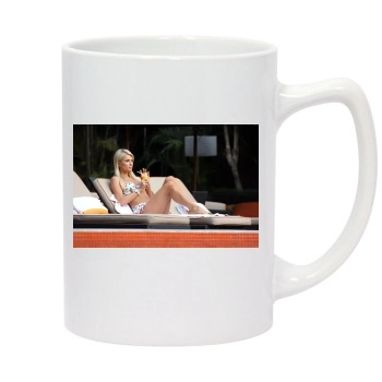 Paris Hilton 14oz White Statesman Mug