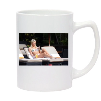 Paris Hilton 14oz White Statesman Mug