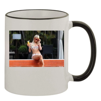 Paris Hilton 11oz Colored Rim & Handle Mug