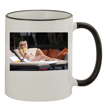 Paris Hilton 11oz Colored Rim & Handle Mug