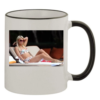 Paris Hilton 11oz Colored Rim & Handle Mug