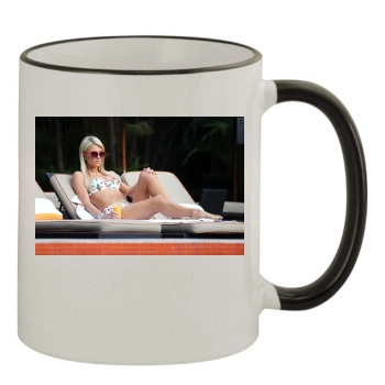 Paris Hilton 11oz Colored Rim & Handle Mug