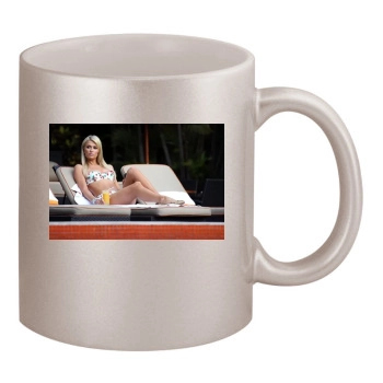 Paris Hilton 11oz Metallic Silver Mug