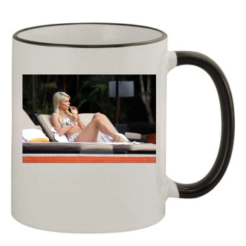 Paris Hilton 11oz Colored Rim & Handle Mug