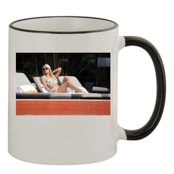 Paris Hilton 11oz Colored Rim & Handle Mug