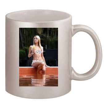 Paris Hilton 11oz Metallic Silver Mug