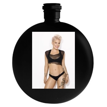 Pink Round Flask