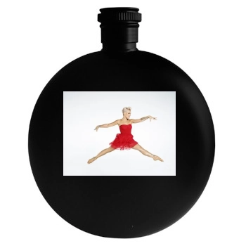 Pink Round Flask