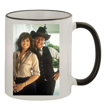 Dallas 11oz Colored Rim & Handle Mug