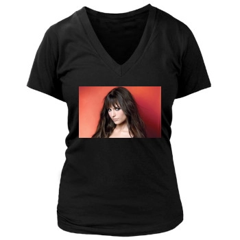 Dallas Women's Deep V-Neck TShirt