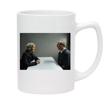 Damages 14oz White Statesman Mug