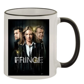 Fringe 11oz Colored Rim & Handle Mug