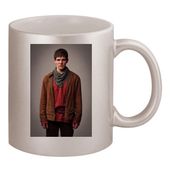 Merlin 11oz Metallic Silver Mug