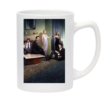 Ringer 14oz White Statesman Mug