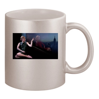 Ringer 11oz Metallic Silver Mug