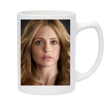 Ringer 14oz White Statesman Mug