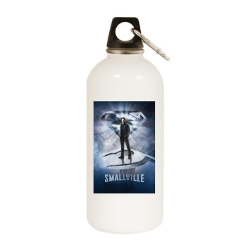 Smallville White Water Bottle With Carabiner